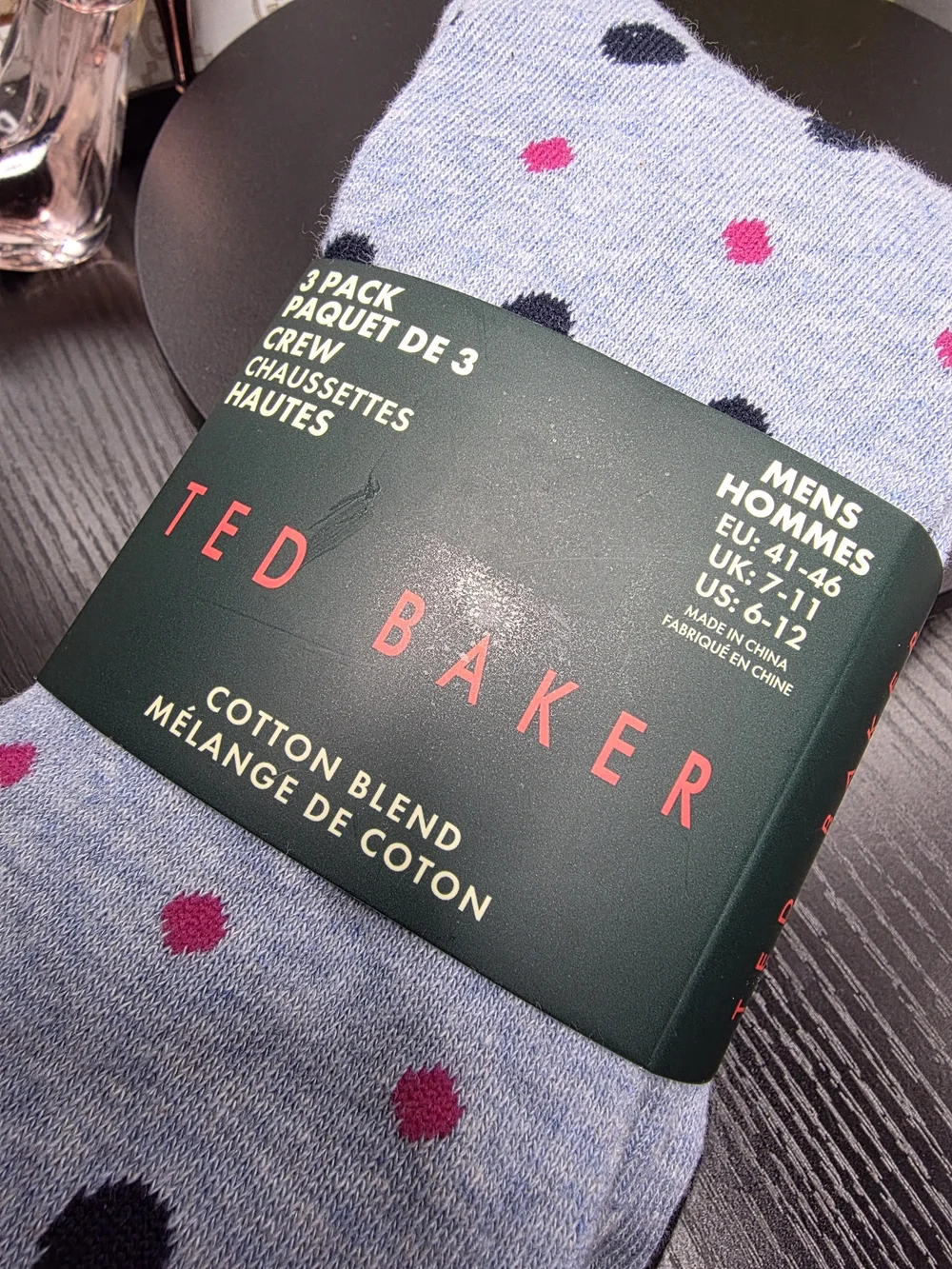 Ted Baker 3-Pack Men's Dress Socks